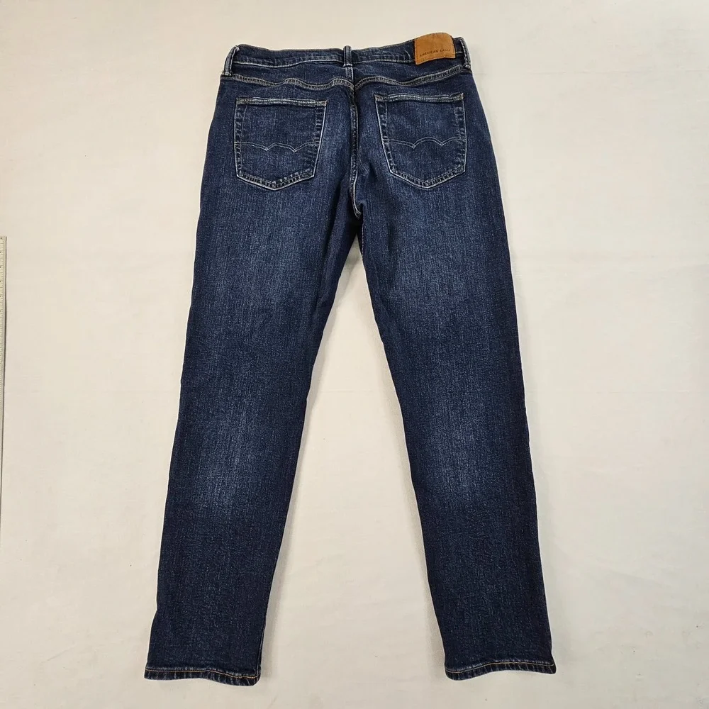 American Eagle AirFlex+ Athletic Fit Jeans Men's 34x32 Dark Wash Stretch Denim